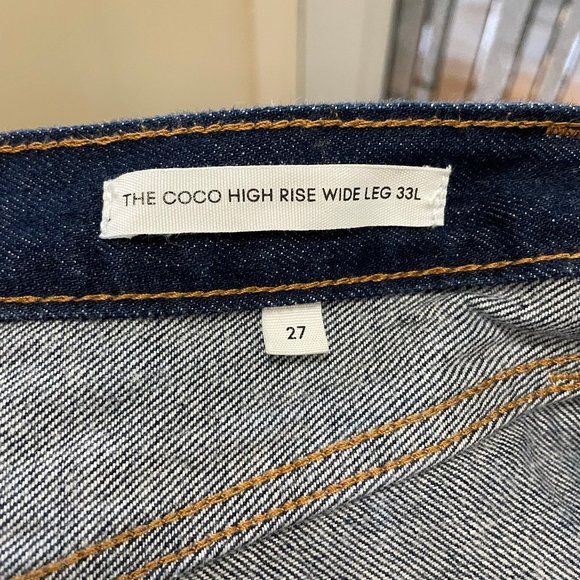 Aritzia Denim Forum - Coco High Rise Wide Leg - 27 x  33L - Picture 6 of 8